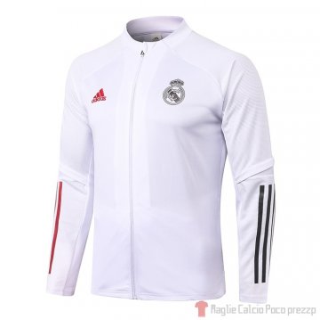 Giacca Real Madrid 2020/2021 Bianco Giacca Real Madrid 2020/2021 Bianco
