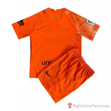 Maglia Barcellona Portiere Bambino 21-22 Naranja