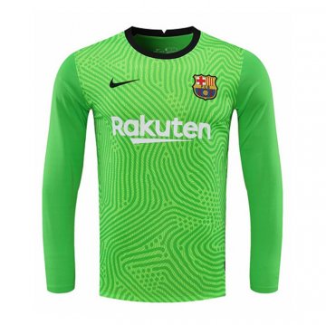 Maglia Barcellona Portiere Manica Lunga 20-21 Verde Maglia Barcellona Portiere Manica Lunga 20-21 Verde