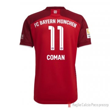 Maglia Bayern Munich Giocatore Coman Home 21-22 Maglia Bayern Munich Giocatore Coman Home 21-22