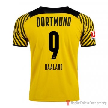 Maglia Borussia Dortmund Giocatore Haaland Home 21-22