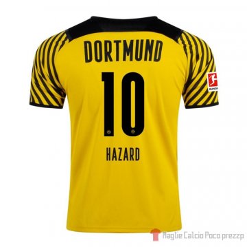 Maglia Borussia Dortmund Giocatore Hazard Home 21-22 Maglia Borussia Dortmund Giocatore Hazard Home 21-22