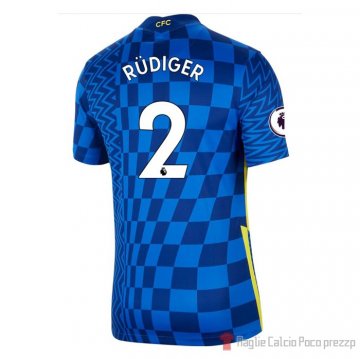 Maglia Chelsea Giocatore Rudiger Home 21-22