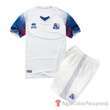 Maglia Islanda Away Bambino 2018