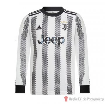 Maglia Juventus Home Maniche Lunghe 22-23 Maglia Juventus Home Maniche Lunghe 22-23