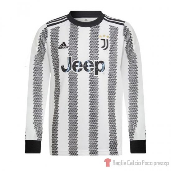 Maglia Juventus Home Maniche Lunghe 22-23 - Clicca l'immagine per chiudere