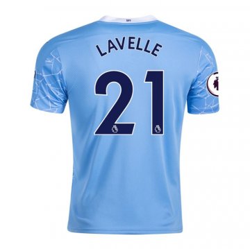 Maglia Manchester City Giocatore Lavelle Home 20-21 Maglia Manchester City Giocatore Lavelle Home 20-21