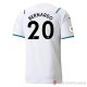 Maglia Manchester City Giocatore Bernardo Away 21-22