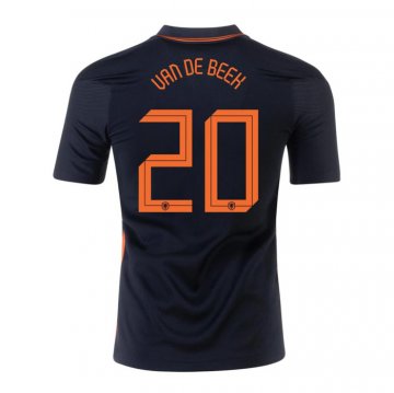 Maglia Paesi Bassi Giocatore Van De Beek Away 20-21 Maglia Paesi Bassi Giocatore Van De Beek Away 20-21