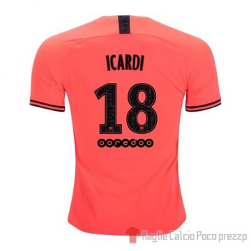 Maglia Paris Saint-Germain Giocatore Icardi Away 2019/2020 Maglia Paris Saint-Germain Giocatore Icardi Away 2019/2020