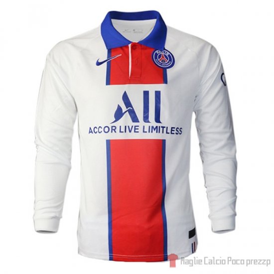 Maglia Paris Saint-germain Away Manica Lunga 20-21 - Clicca l'immagine per chiudere