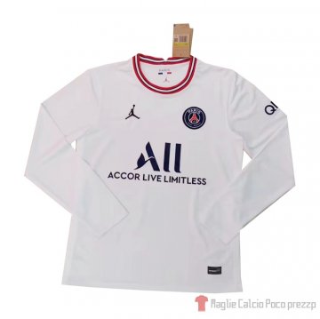 Maglia Paris Saint-germain Quarto Manica Lunga 21-22 Maglia Paris Saint-germain Quarto Manica Lunga 21-22