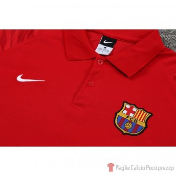 Maglia Polo Barcellona 22-23 Rosso