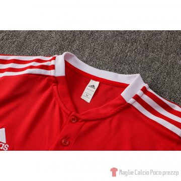 Maglia Polo Bayern Munich 21-22 Rosso