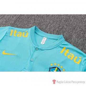 Maglia Polo Del Brasil 22-23 Azul