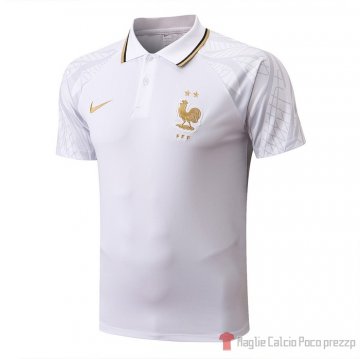 Maglia Polo Del Francia 22-23 Blanco Maglia Polo Del Francia 22-23 Blanco