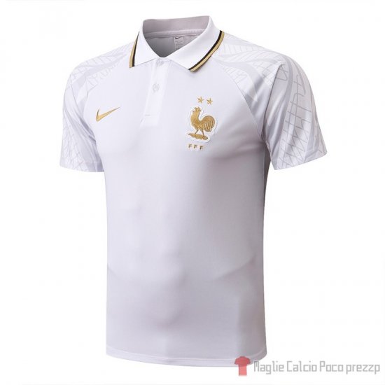 Maglia Polo Del Francia 22-23 Blanco - Clicca l'immagine per chiudere