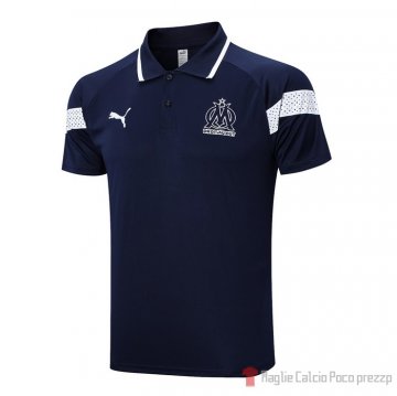 Maglia Polo Del Olympique Marsella 2022-2023 Azul Maglia Polo Del Olympique Marsella 2022-2023 Azul