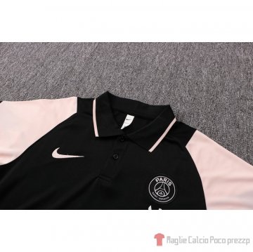 Polo Paris Saint-germain 21-22 Negro Y Rosa