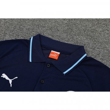 Maglia Polo Manchester City 2022-2023 Blu Marino