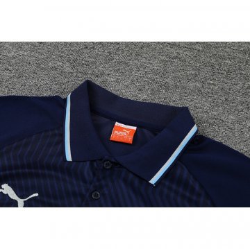 Maglia Polo Manchester City 22-23 Blu Marino