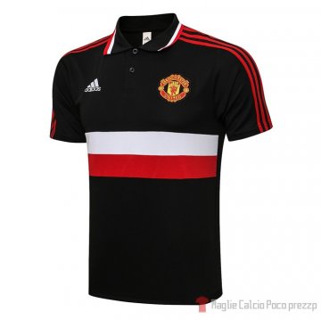 Maglia Polo Manchester United 2021-22 Nero Maglia Polo Manchester United 2021-22 Nero
