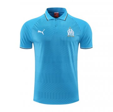 Maglia Polo Marsiglia 2022-23 Blu