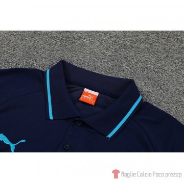 Maglia Polo Marsiglia 22-23 Blu Marino