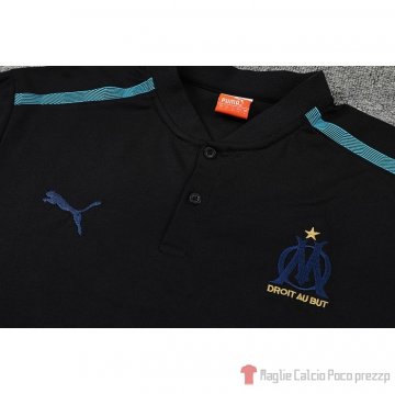 Maglia Polo Marsiglia 22-23 Nero