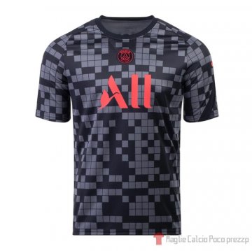 Maglia Pre Partita Paris Saint-germain 21-22 Negro Maglia Pre Partita Paris Saint-germain 21-22 Negro