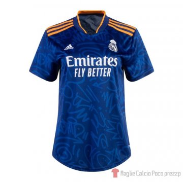Maglia Real Madrid Away Donna 21-22 Maglia Real Madrid Away Donna 21-22