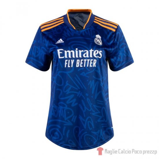 Maglia Real Madrid Away Donna 21-22 - Clicca l'immagine per chiudere