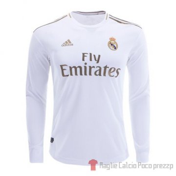 Maglia Real Madrid Home Manica Lunga 2019/2020 Maglia Real Madrid Home Manica Lunga 2019/2020