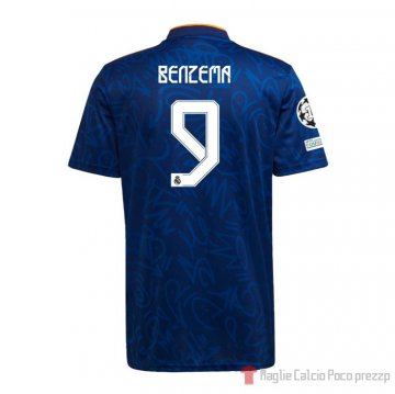 Maglia Real Madrid Giocatore Benzema Away 21-22