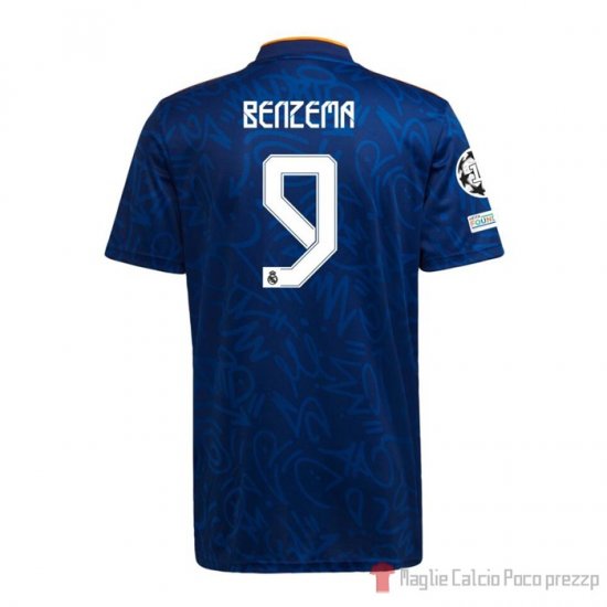 Maglia Real Madrid Giocatore Benzema Away 21-22 - Clicca l'immagine per chiudere