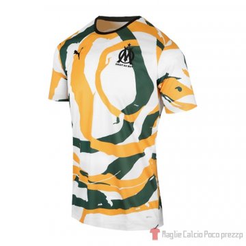 Thailandia Maglia Marsiglia Om Africa 2021 Bianco Arancione Verde Thailandia Maglia Marsiglia Om Africa 2021 Bianco Arancione Verde