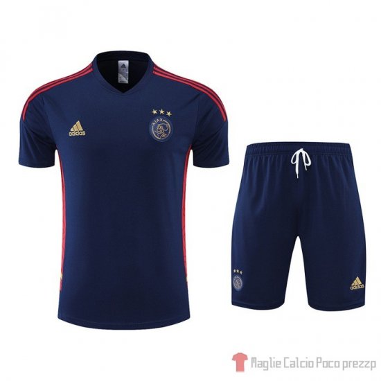 Tuta Da Track Ajax Manica Corta 22-23 Blu - Pantalon Corto - Clicca l'immagine per chiudere