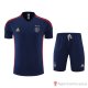 Tuta Da Track Ajax Manica Corta 22-23 Blu - Pantalon Corto