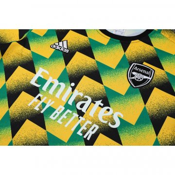 Tuta Da Track Arsenal Manica Corta 22-23 Verde - Pantalon Corto