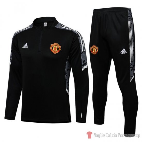Tuta Da Track Felpa Manchester United Ucl 21-22 Nero - Clicca l'immagine per chiudere