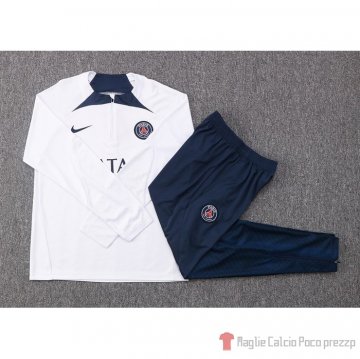 Tuta Da Track Felpa Paris Saint-germain 2022-2023 Bianco