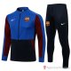 Tuta Da Track Giacca Barcellona 2021-22 Blu E Rosso