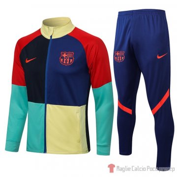 Tuta Da Track Giacca Barcellona 21-22 Blu E Rosso Tuta Da Track Giacca Barcellona 21-22 Blu E Rosso