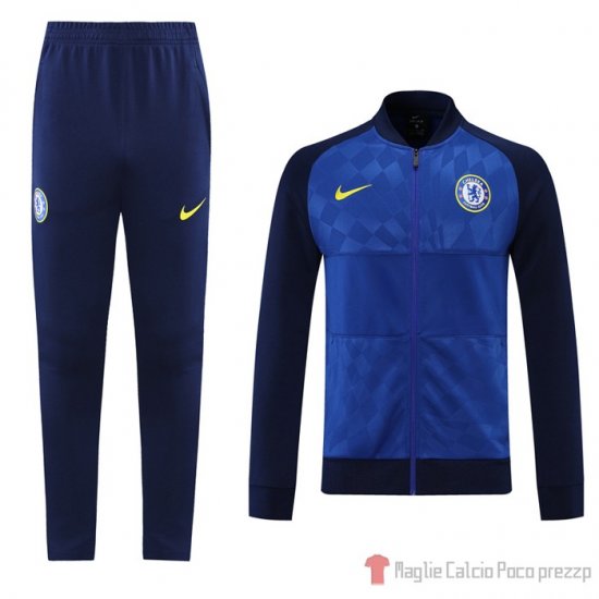 Tuta Da Track Giacca Chelsea 21-22 Blu - Clicca l'immagine per chiudere