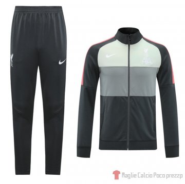 Tuta Da Track Giacca Liverpool 2020-2021 Grigio Tuta Da Track Giacca Liverpool 2020-2021 Grigio