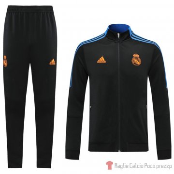 Tuta Da Track Giacca Real Madrid 21-22 Nero Tuta Da Track Giacca Real Madrid 21-22 Nero