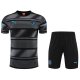 Tuta Da Track Manchester City Manica Corta 22-23 Nero - Pantalon Corto