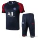 Tuta Da Track Paris Saint-germain Manica Corta 20-21 Blu E Rosso