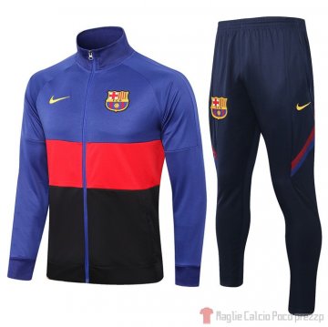 Tuta da Track Giacca Barcellona 2020/2021 Blu e Rosso