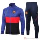 Tuta da Track Giacca Barcellona 2020/2021 Blu e Rosso